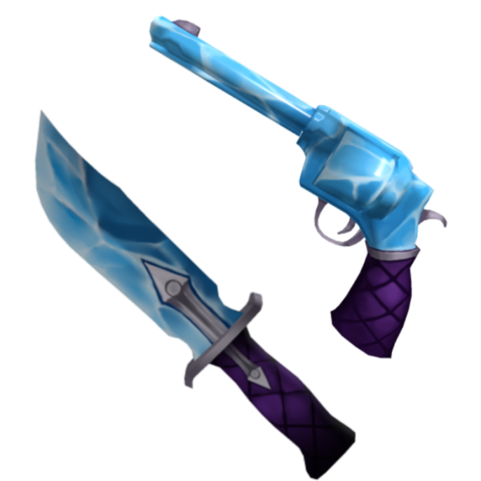 ICEDRILLER SET / ICECRACKER SET (ICEDRILLER GUN AND ICECRACKER KNIFE) - MURDER MYSTERY 2 / MM2