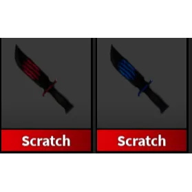 SCRATCH SET (2016 AND 2017 KNIVES) - MURDER MYSTERY 2 / MM2