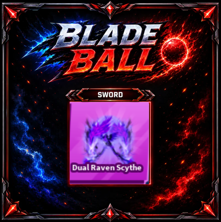 [ Limited Sword ] Dual Raven Scythe | FAST DELIVERY✅