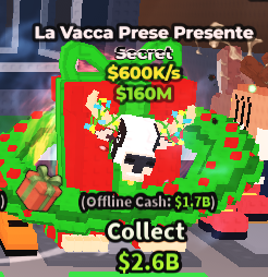✨ 600K/s ✨ LA VACCA PRESE PRESENTE SECRET | STEAL A BRAINROT ⚡ FAST DELIVERY⚡