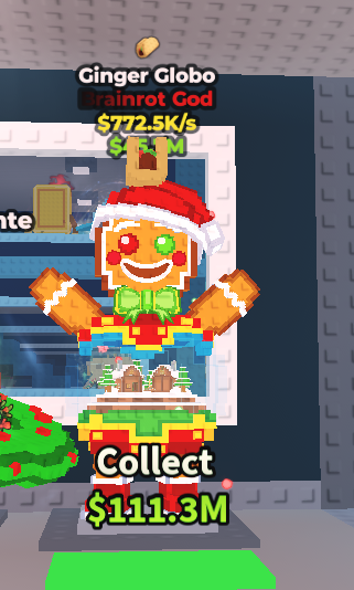 ✨ 772.5K/s ✨ GINGER GLOBO Brainrot God - 1 Trait | STEAL A BRAINROT ⚡ FAST DELIVERY⚡