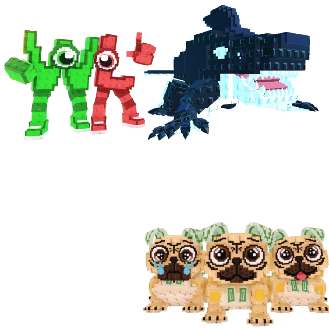 [BUNDLE] - 🎑 1x W or L 🎑 1x Orcaledon 🎑 1x Los Puggies