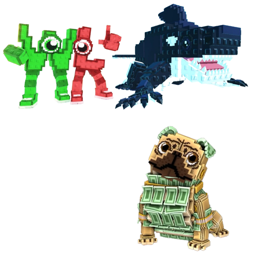 [BUNDLE] - 🎀 1x W or L 🎀 1x Orcaledon 🎀 1x Money Money Puggy