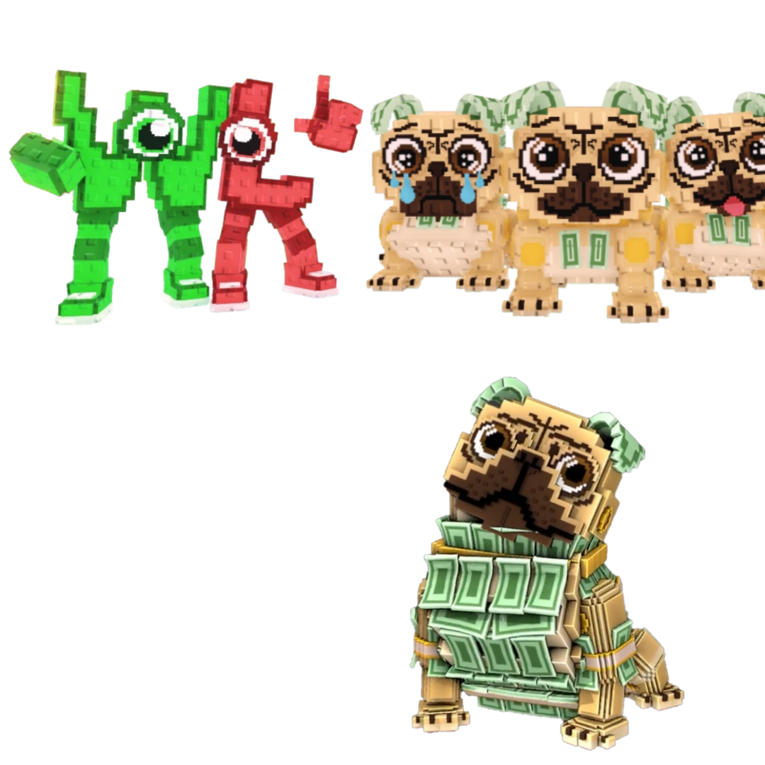 [BUNDLE] - 🎟️ 1x W or L 🎟️ 1x Money Money Puggy 🎟️ 1x Los Puggies