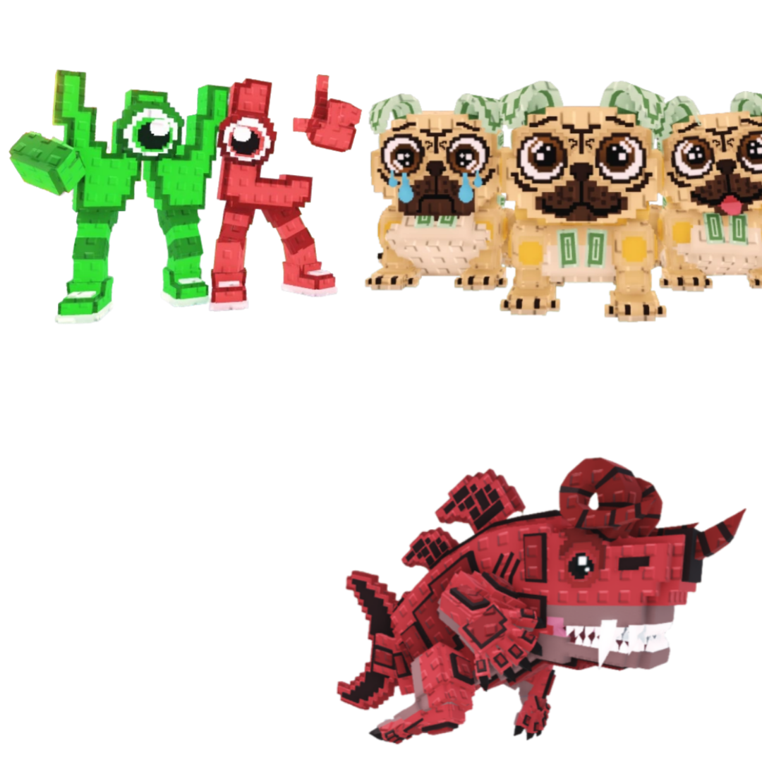 [BUNDLE] - 🏆 1x W or L 🏆 1x Los Puggies 🏆 1x Eviledon