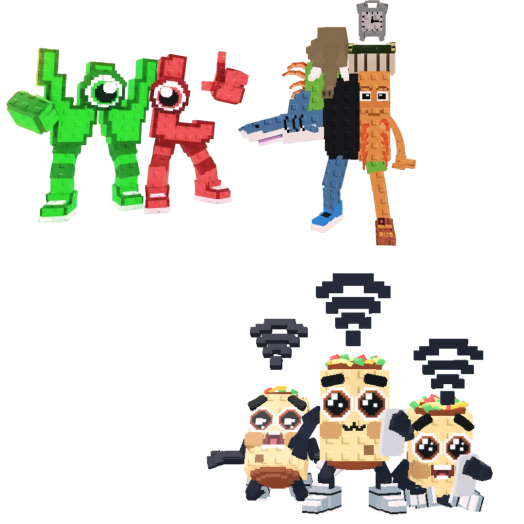 [BUNDLE] - 🎽 1x W or L (WorL) 🎽 1x Los Nooo My Hotspotsitos 🎽 1x La Grande Combinasion