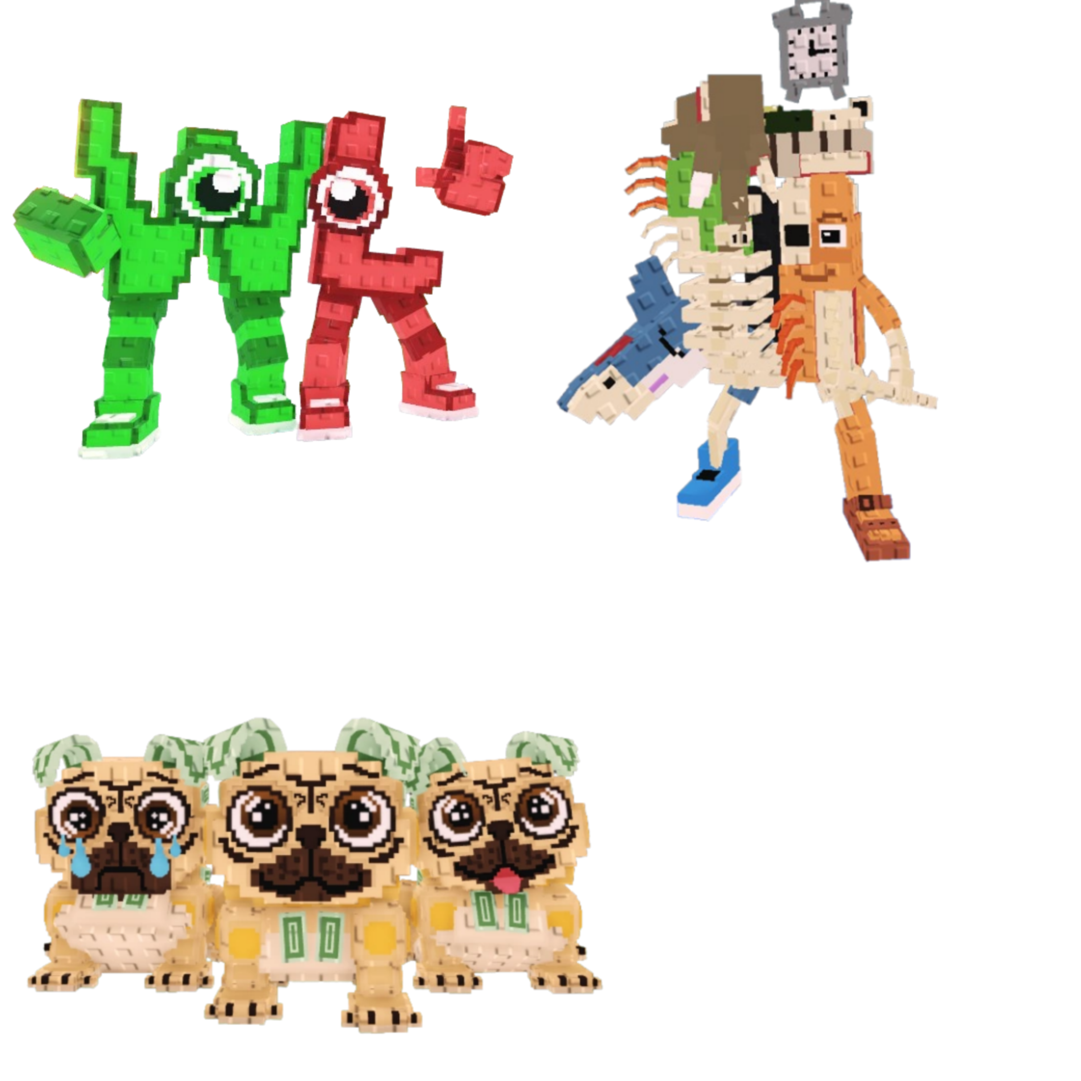 [BUNDLE] - 🎯 1x W or L (WorL) 🎯 1x La Extinct Grande 🎯 1x Los Puggies
