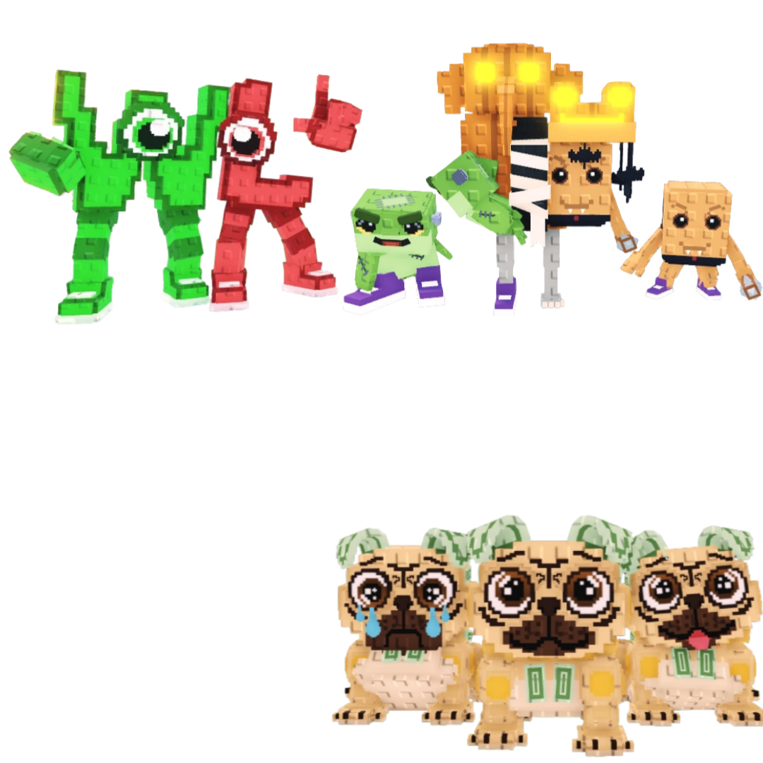 [BUNDLE] - 🍈 1x W or L (WorL) 🍈 1x Los Puggies 🍈 1x Los Spooky Combinasionas