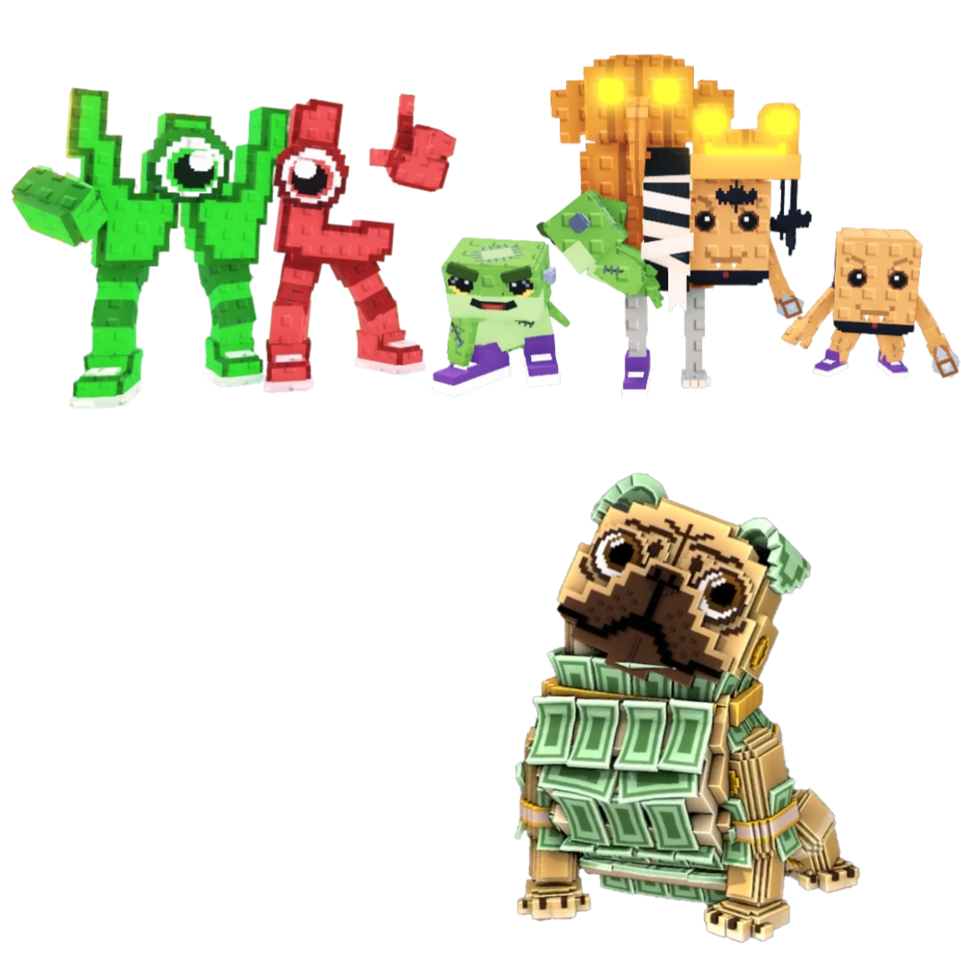 [BUNDLE] - 🍊 1x W or L (WorL) 🍊 1x Money Money Puggy 🍊 1x Los Spooky Combinasionas