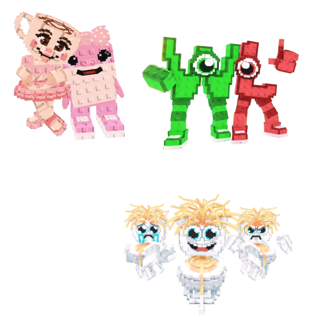 [BUNDLE] - 🙃 1x Las Sis 🙃 1x W or L (Worl) 🙃 1x Los Spaghettis