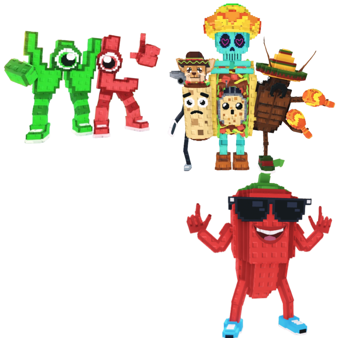 [BUNDLE] - 🥥 1x W or L (WorL) 🥥 1x Chillin Chili 🥥 1x La Taco Combinasion