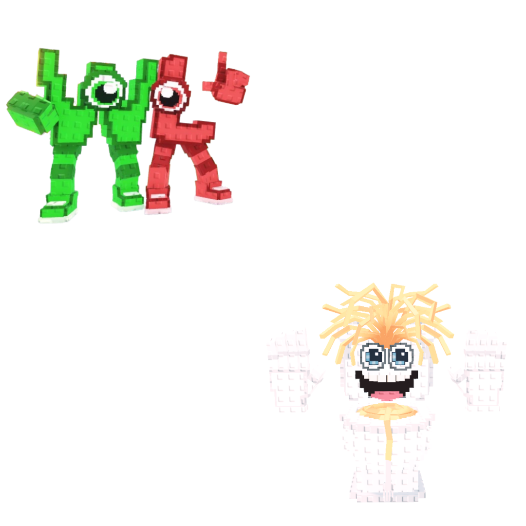 [BUNDLE] - 🥕 1x W or L (WorL) 🥕 1x Spaghetti Tualetti