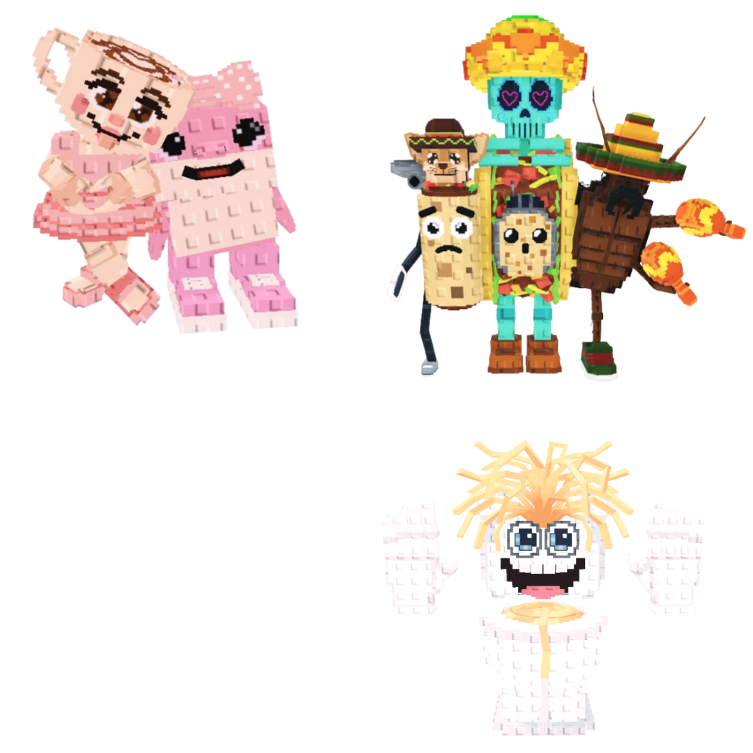 [BUNDLE] - ☺️ 1x Las Sis ☺️ 1x La Taco Combinasion ☺️ 1x Spaghetti Tualetti