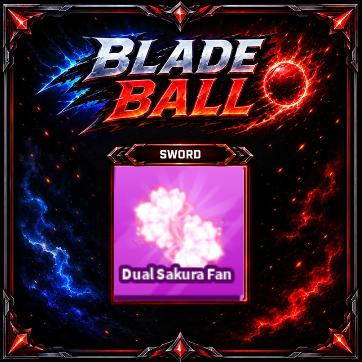 [ Limited Sword ] Dual Sakura Fan | FAST DELIVERY✅