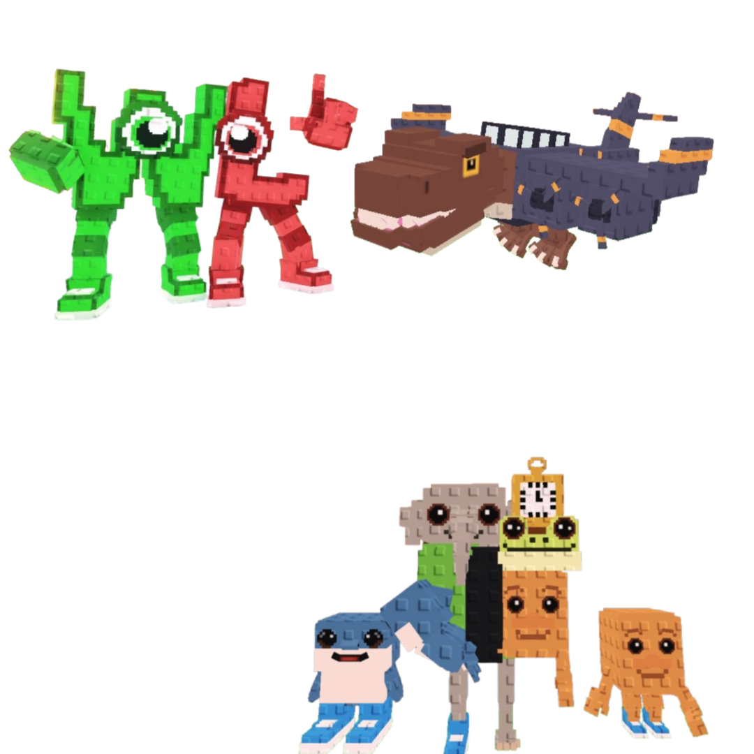[BUNDLE] - 🥙 1x W or L (WorL) 🥙 1x Nuclearo Dinossauro 🥙 1x Los Combinasionas