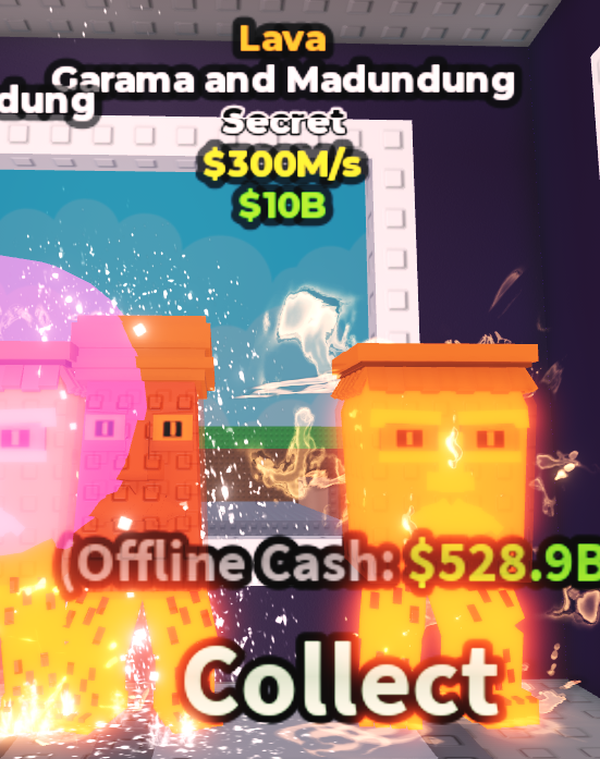 Lava Garama and Madundung > 300M/s