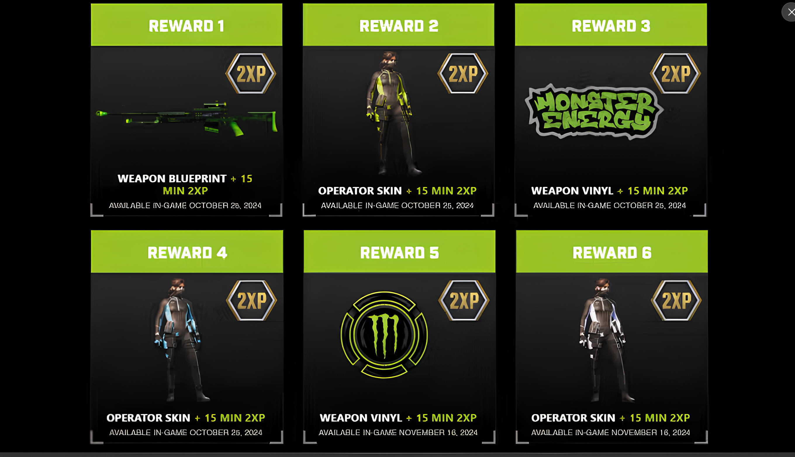 ⚡ MONSTER ENERGY BUNDLE - All 6 Rewards ⚡ BO6