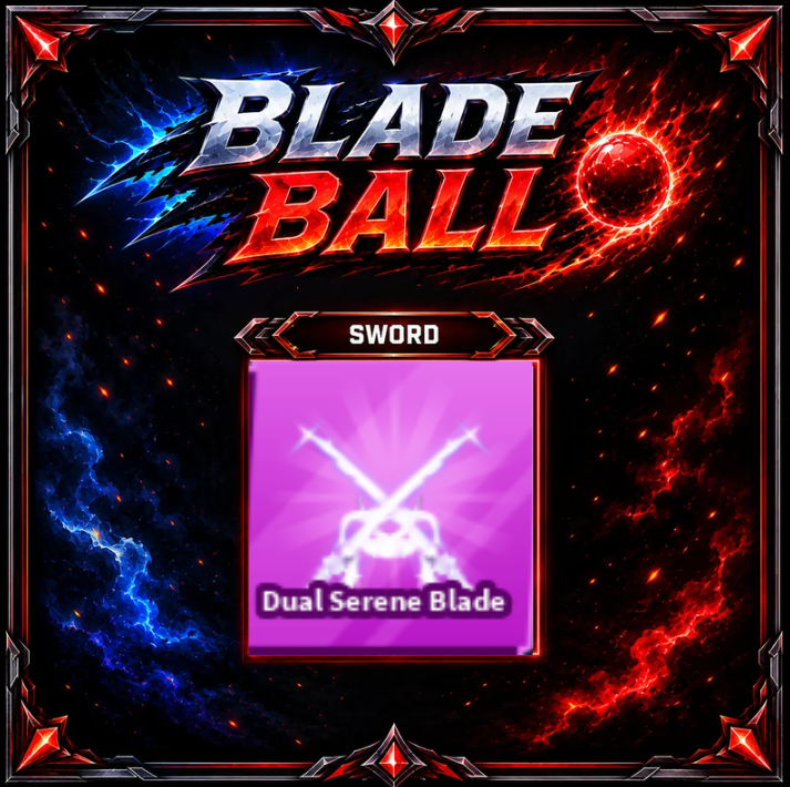 [ Limited Sword ] Dual Serene Blade | FAST DELIVERY✅