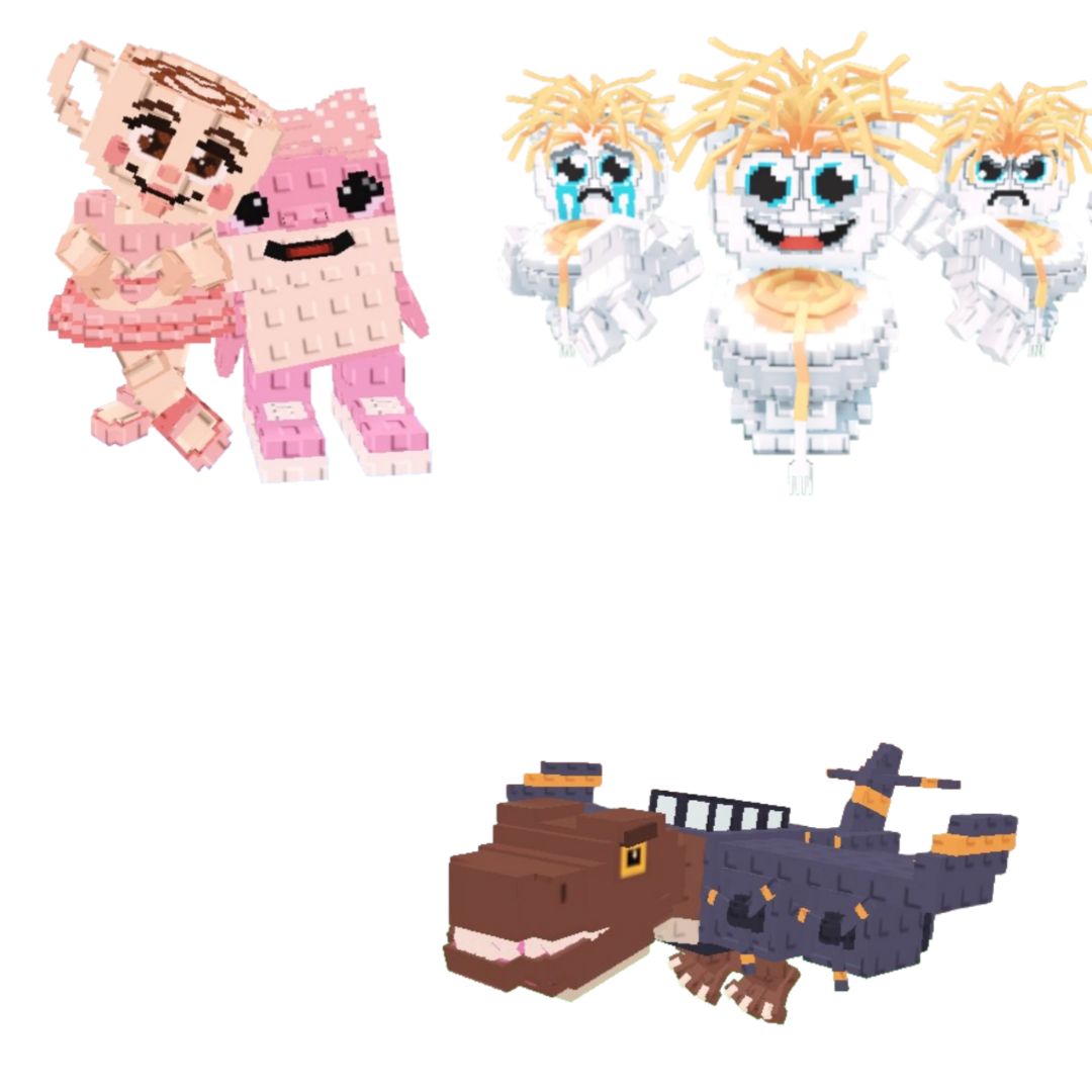 [BUNDLE] - 😕 1x Las Sis 😕 1x Los Spaghettis 😕 1x Nuclearo Dinossauro