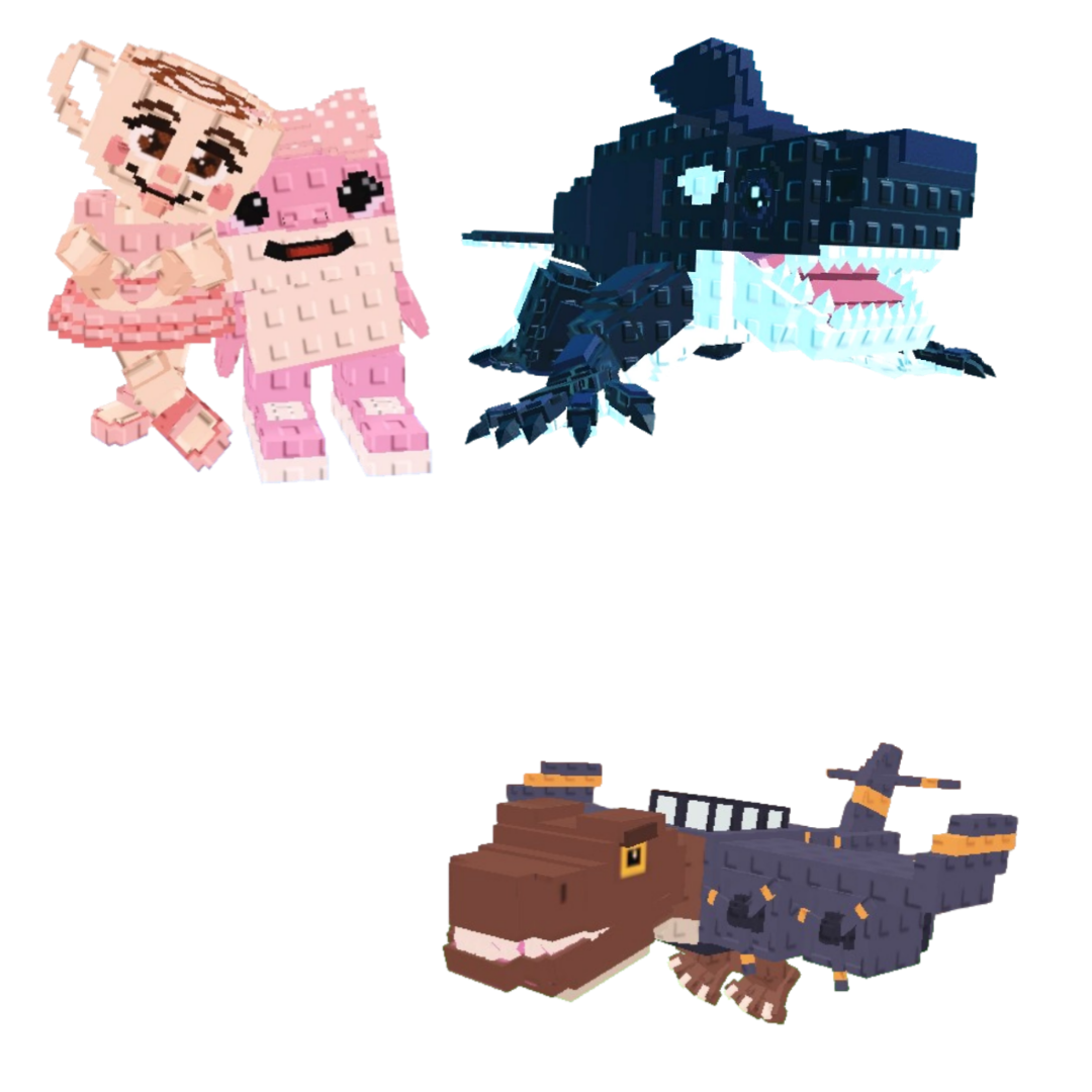 [BUNDLE] - 😟 1x Las Sis 😟 1x Orcaledon 😟 1x Nuclearo Dinossauro