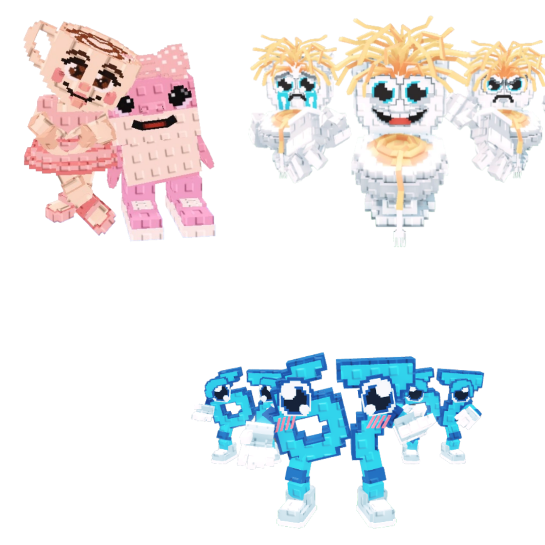 [BUNDLE] - 👉 1x Las Sis 👉 1x Los 67 ( Six Seven ) 👉 1x Los Spaghettis