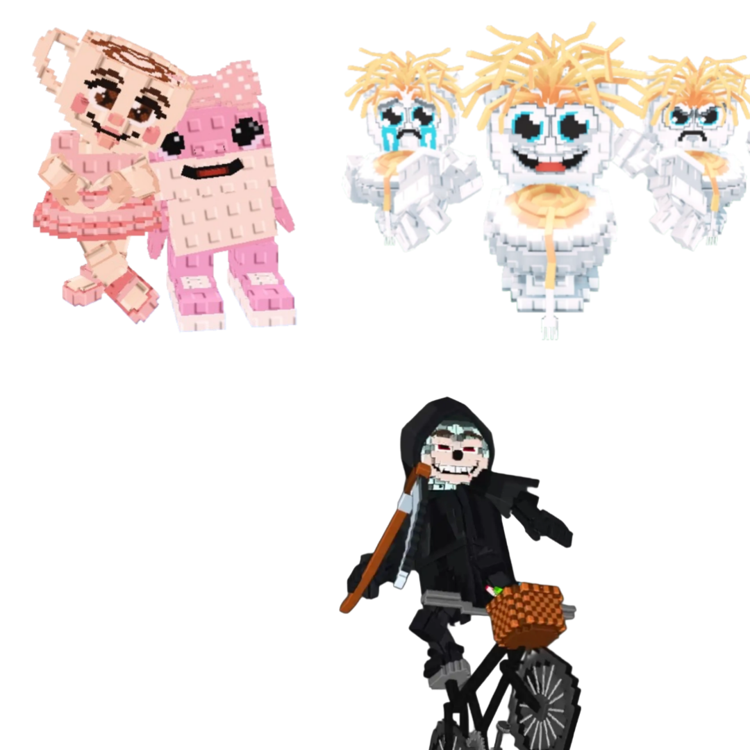 [BUNDLE] - 👇 1x Las Sis 👇 1x Mieteteira Bicicleteira 👇 1x Los Spaghettis