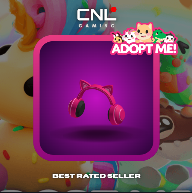 Adopt Me > Pink Cat Ear Headphones > Normal