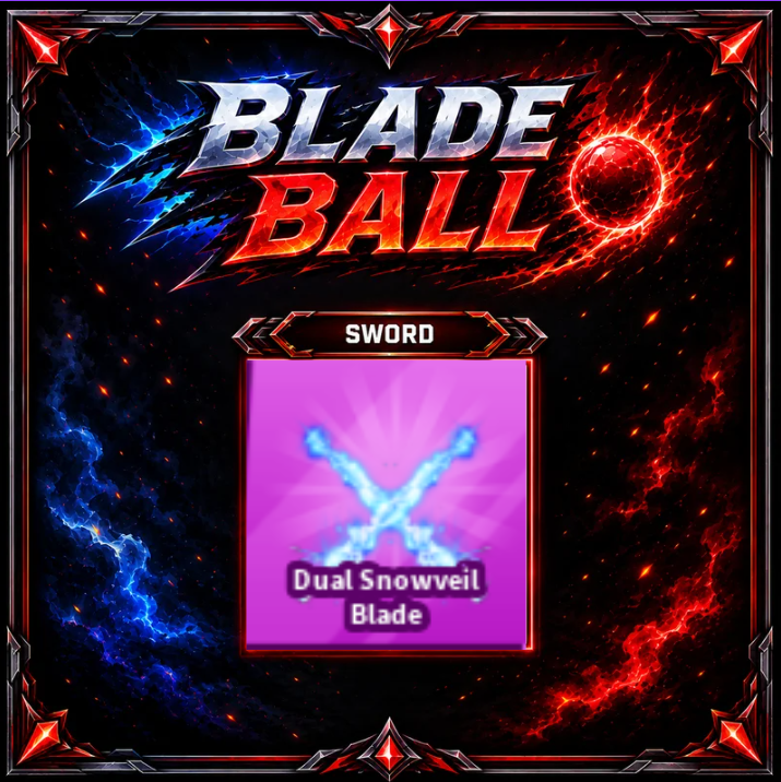 [ Limited Sword ] Dual Snowveil Blade | FAST DELIVERY✅