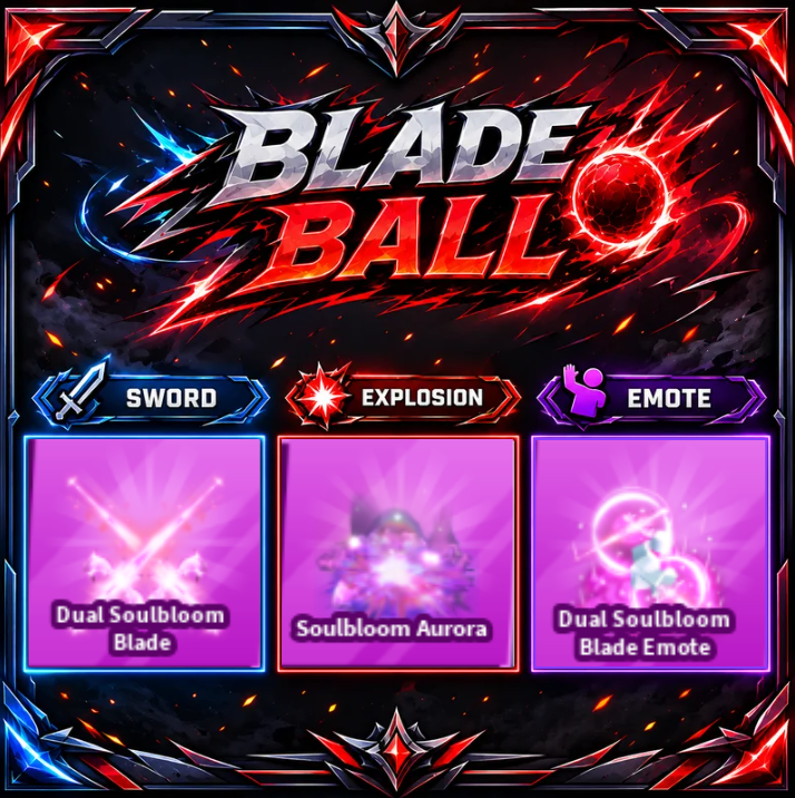[ Limited Set ] Dual Soulbloom Blade + Explosion + Emote | FAST DELIVERY✅