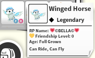 FR WINGED HORSE - ADOPT ME / ADOPT ME!