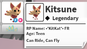 FR KITSUNE - ADOPT ME / ADOPT ME!