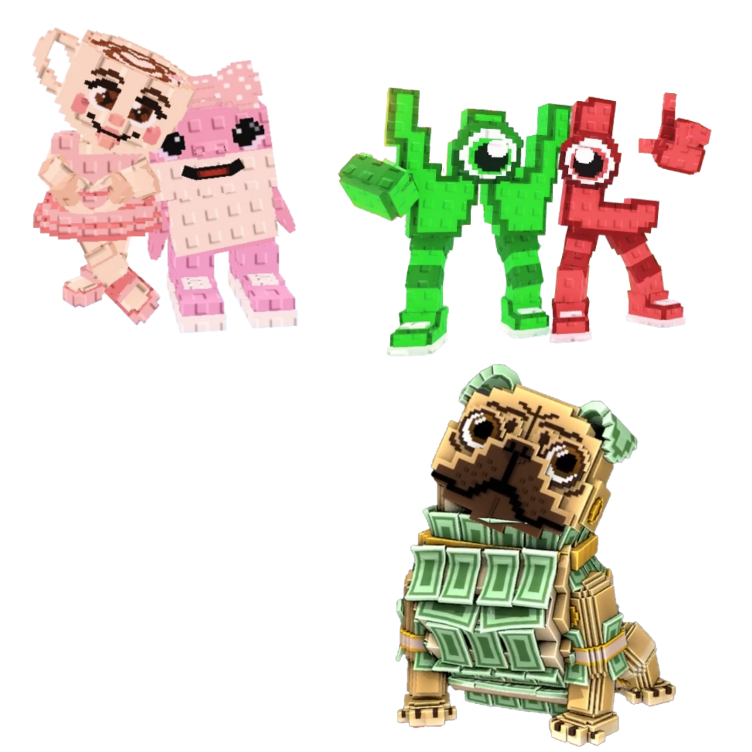 [BUNDLE] - 🍤 1x Las Sis 🍤 1x W or L (WorL) 🍤 1x Money Money Puggy
