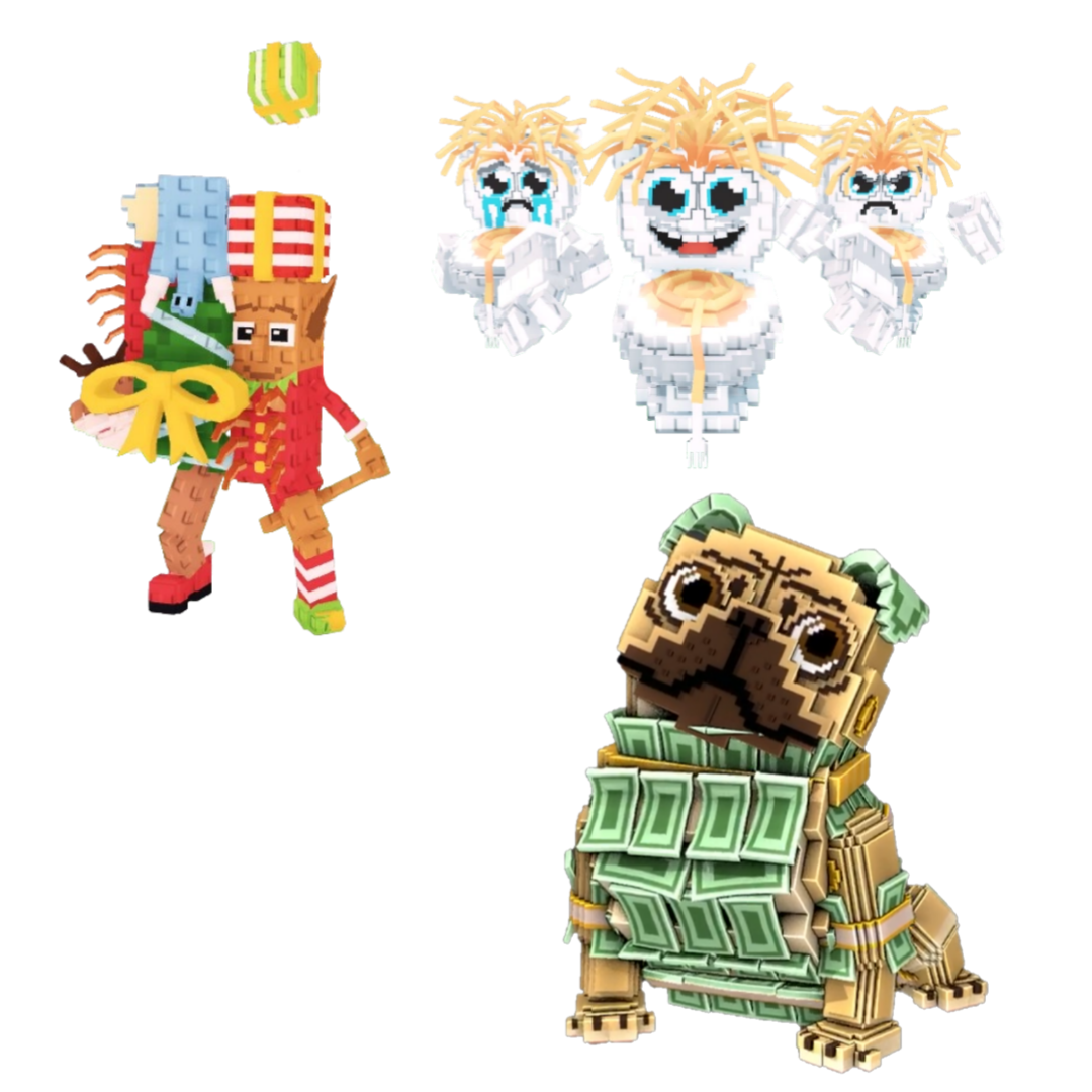 [BUNDLE] - 🪐 1x La Jolly Grande 🪐 1x Los Spaghettis 🪐 1x Money Money Puggy