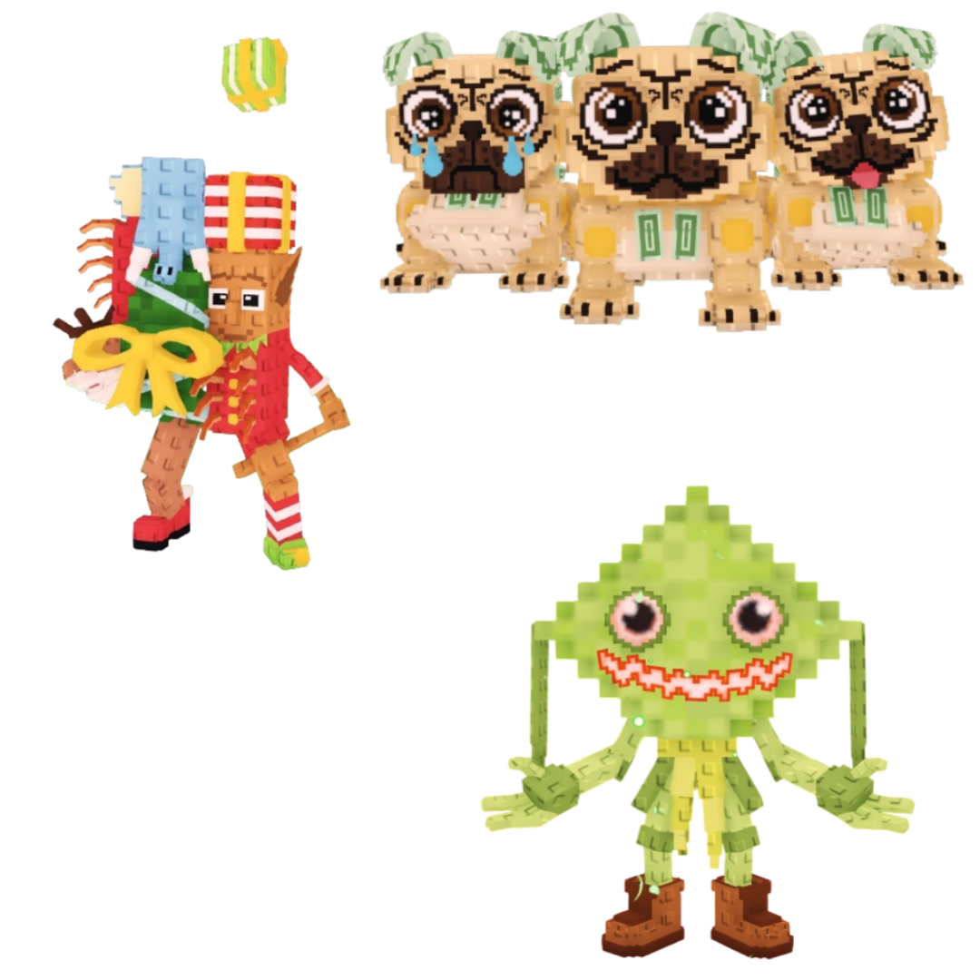 [BUNDLE] - 🌌 1x La Jolly Grande 🌌 1x Los Puggies 🌌 1x Ketupat Kepat