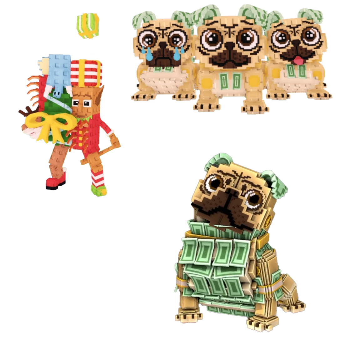 [BUNDLE] - ☁️ 1x La Jolly Grande ☁️ 1x Los Puggies ☁️ 1x Money Money Puggy