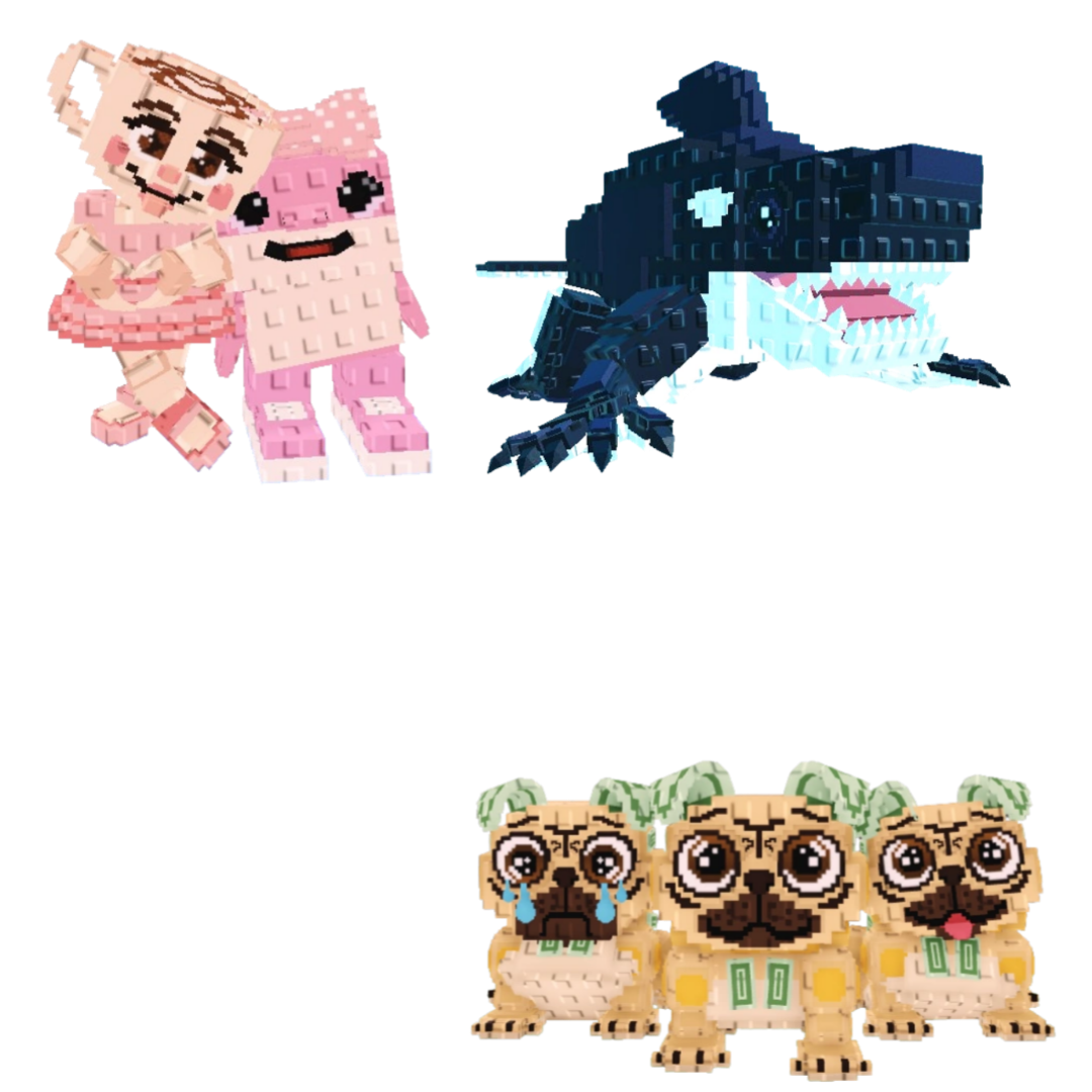 [BUNDLE] - 🍪 1x Las Sis 🍪 1x Orcaledon 🍪 1x Los Puggies