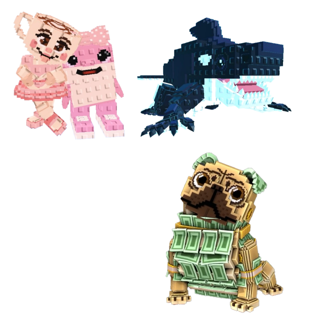 [BUNDLE] - 🥧 1x Las Sis 🥧 1x Orcaledon 🥧 1x Money Money Puggy