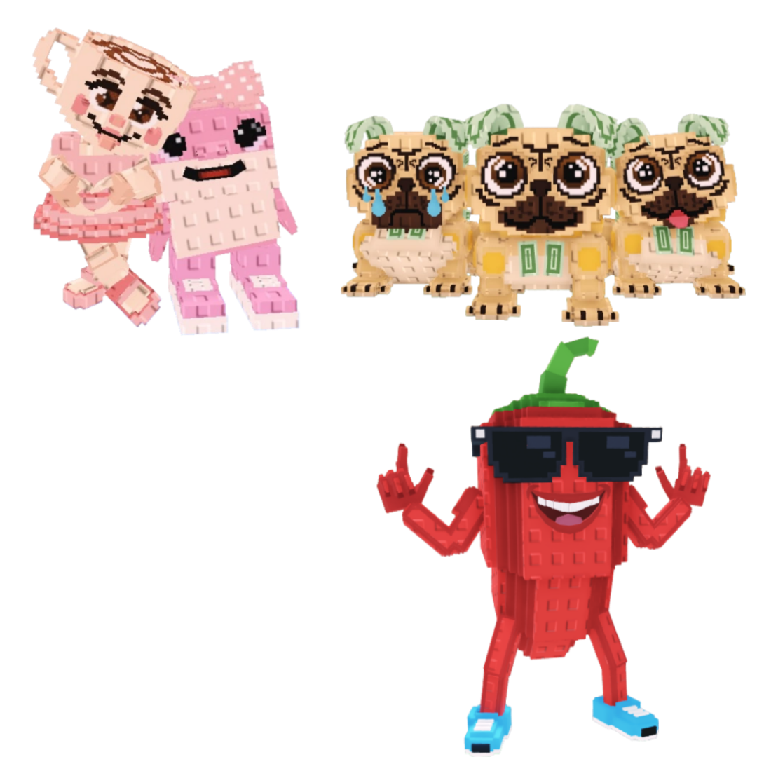[BUNDLE] - 🍮 1x Las Sis 🍮 1x Chillin Chili 🍮 1x Los Puggies