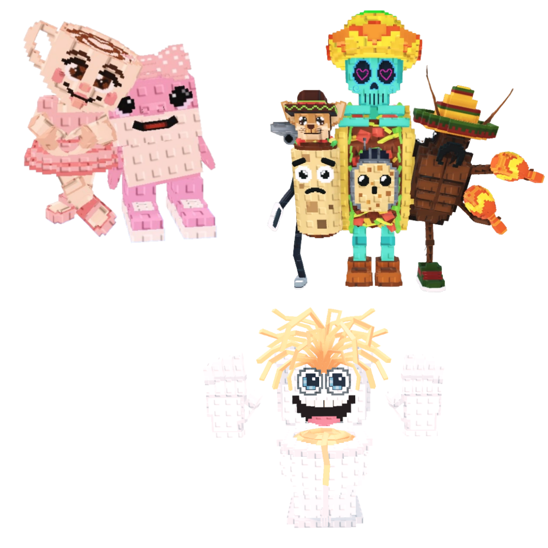 [BUNDLE] - 🧃 1x Las Sis 🧃 1x La Taco Combinasion 🧃 1x Spaghetti Tualetti