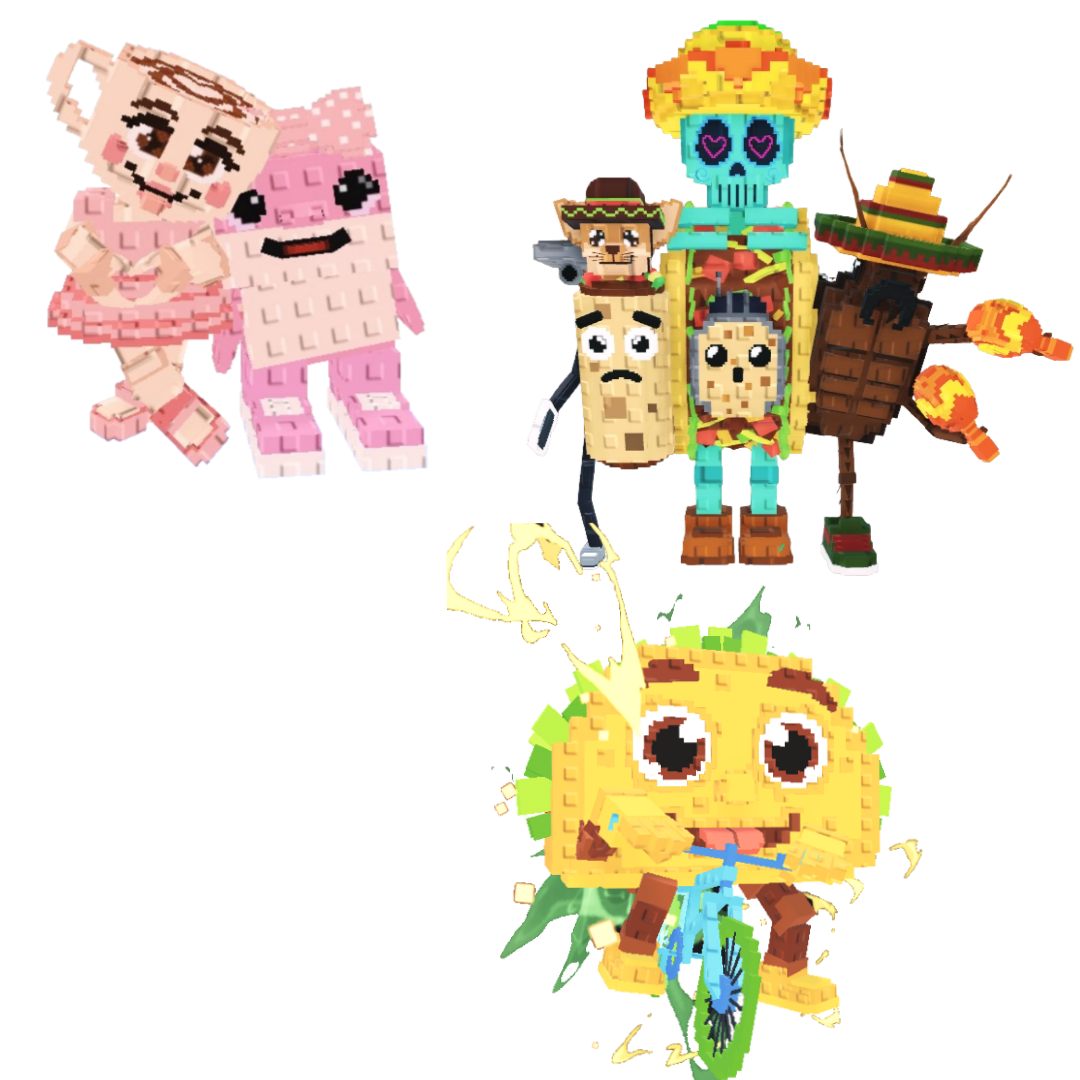 [BUNDLE] - 🧊 1x Las Sis 🧊 1x La Taco Combinasion 🧊 1x Tacorita Bicicleta