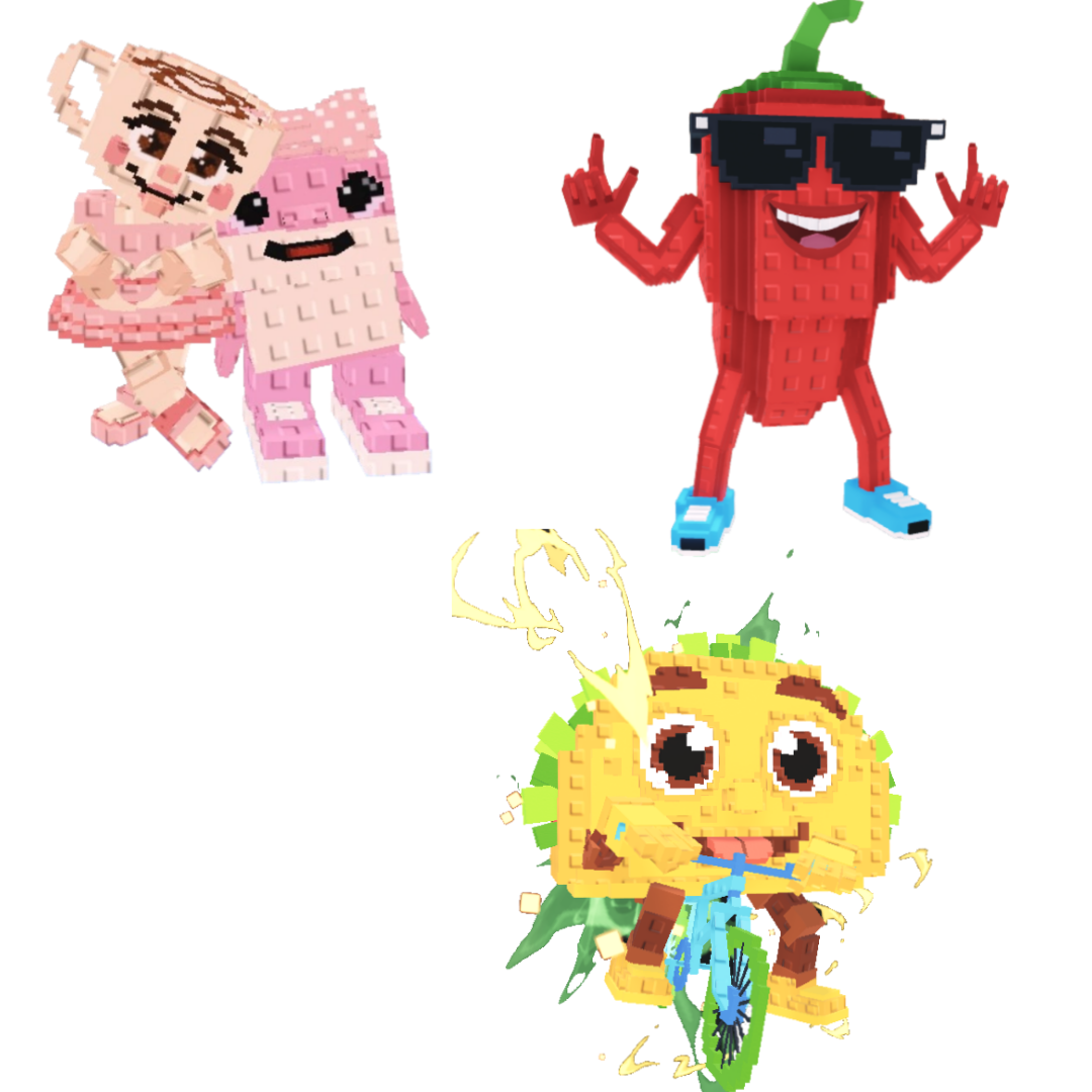 [BUNDLE] - 🎄 1x Las Sis 🎄 1x Chillin Chili 🎄 1x Tacorita Bicicleta