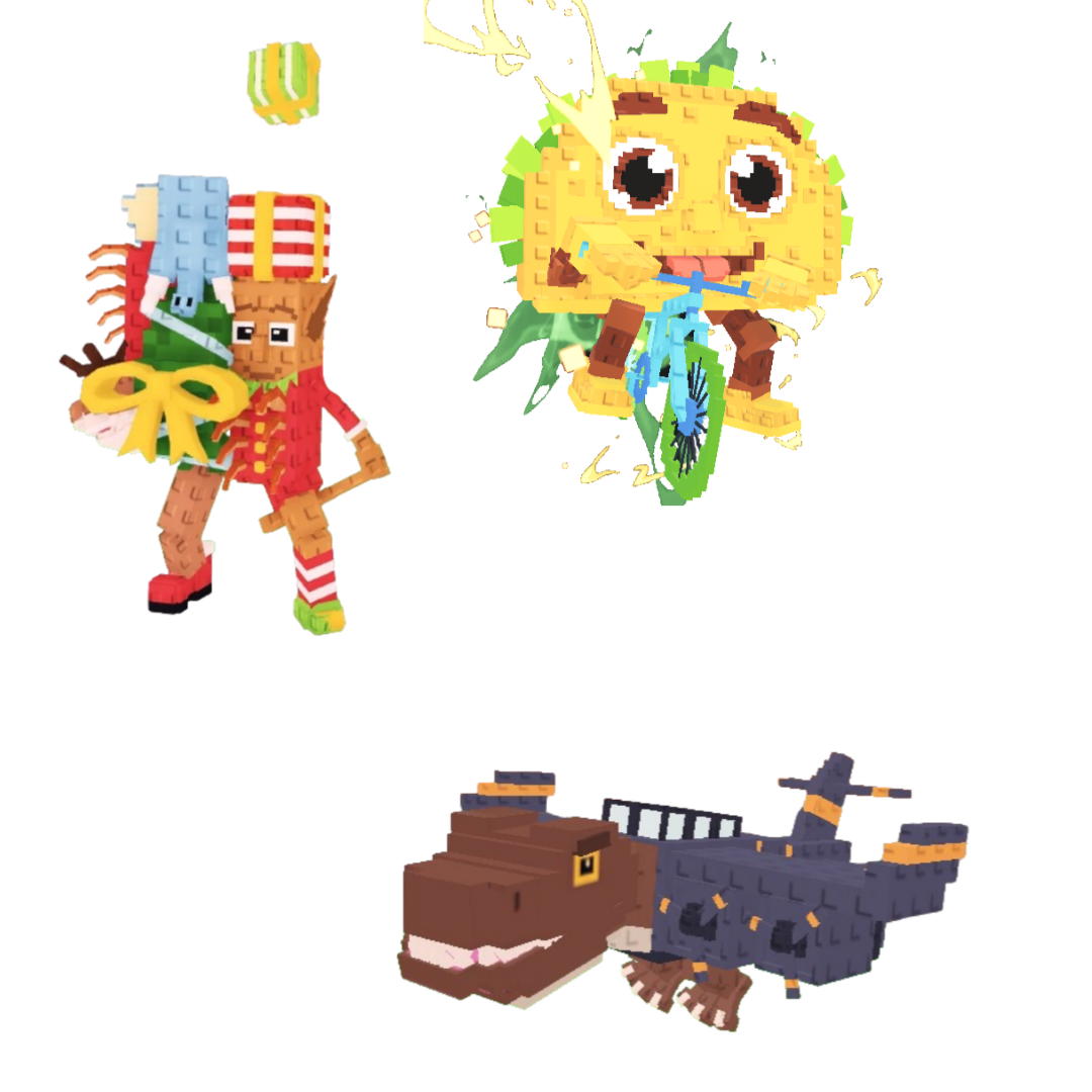 [BUNDLE] - 👔 1x La Jolly Grande 👔 1x Tacorita Bicicleta 👔 1x Nuclearo Dinossauro