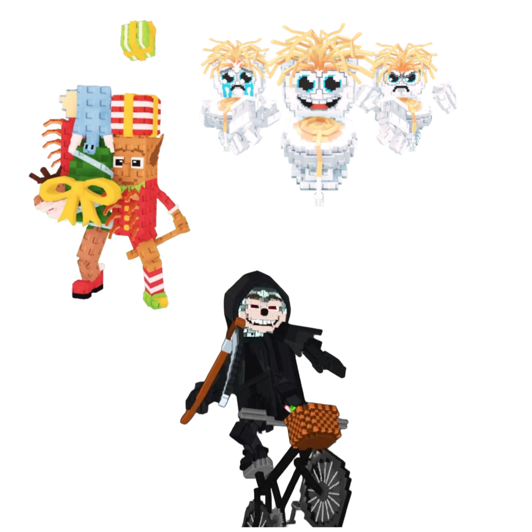 [BUNDLE] - 🧥 1x La Jolly Grande 🧥 1x Mieteteira Bicicleteira 🧥 1x Los Spaghettis