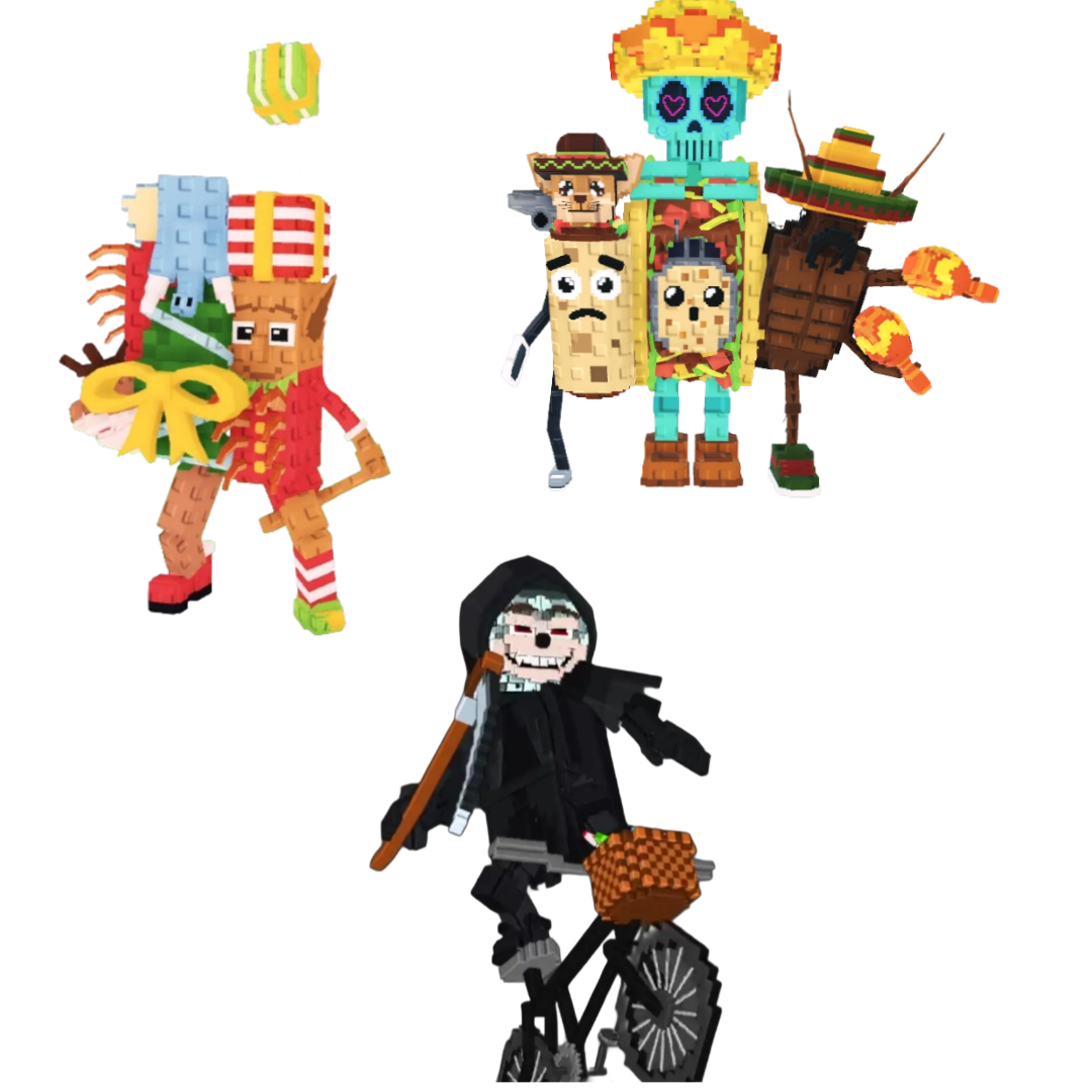 [BUNDLE] - 🩳 1x La Jolly Grande 🩳 1x Mieteteira Bicicleteira 🩳 1x La Taco Combinasion