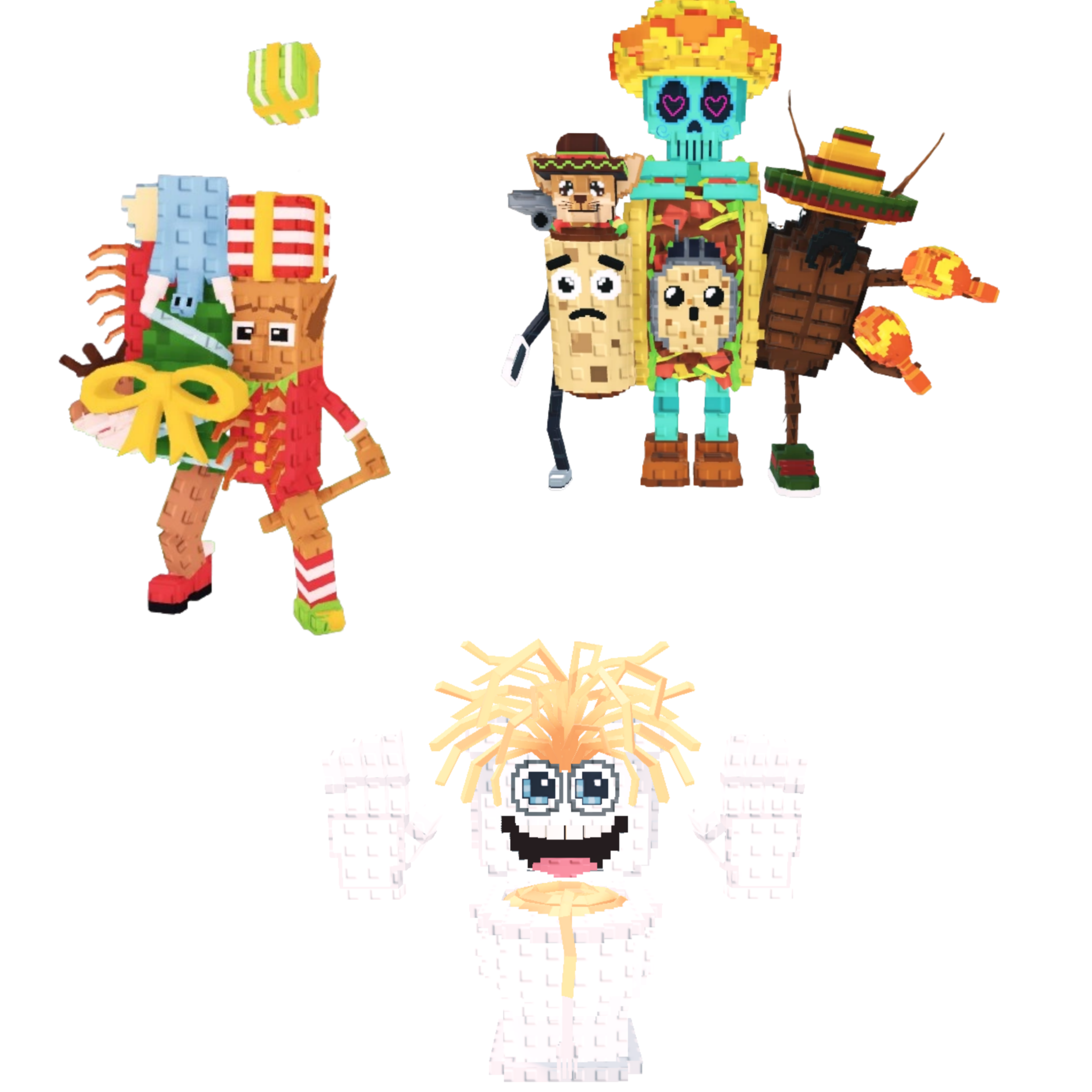 [BUNDLE] - 👑 1x La Jolly Grande 👑 1x Spaghetti Tualetti 👑 1x La Taco Combinasion