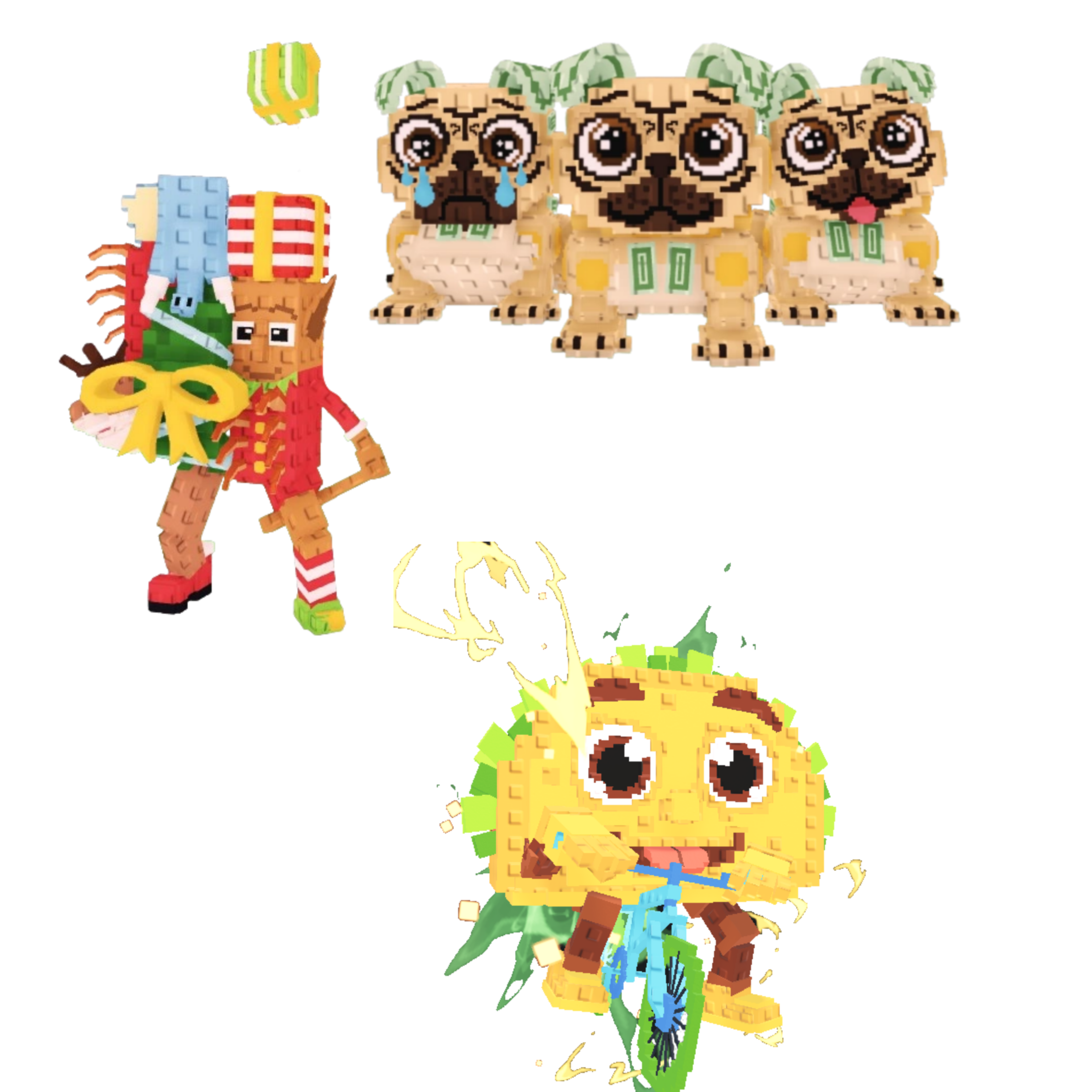 [BUNDLE] - 🎶 1x La Jolly Grande 🎶 1x Tacorita Bicicleta 🎶 1x Los Puggies