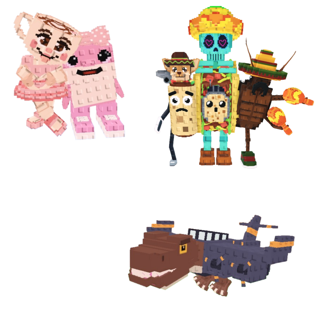[BUNDLE] - 🎩 1x Las Sis 🎩 1x La Taco Combinasion 🎩 1x Nuclearo Dinossauro