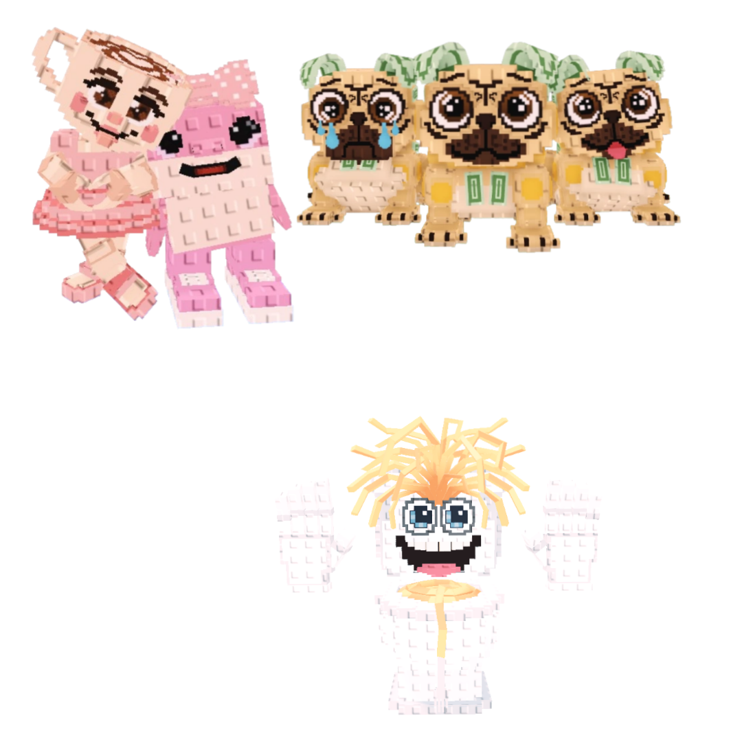 [BUNDLE] - 💛 1x Las Sis 💛 1x Los Puggies 💛 Spaghetti Tualetti
