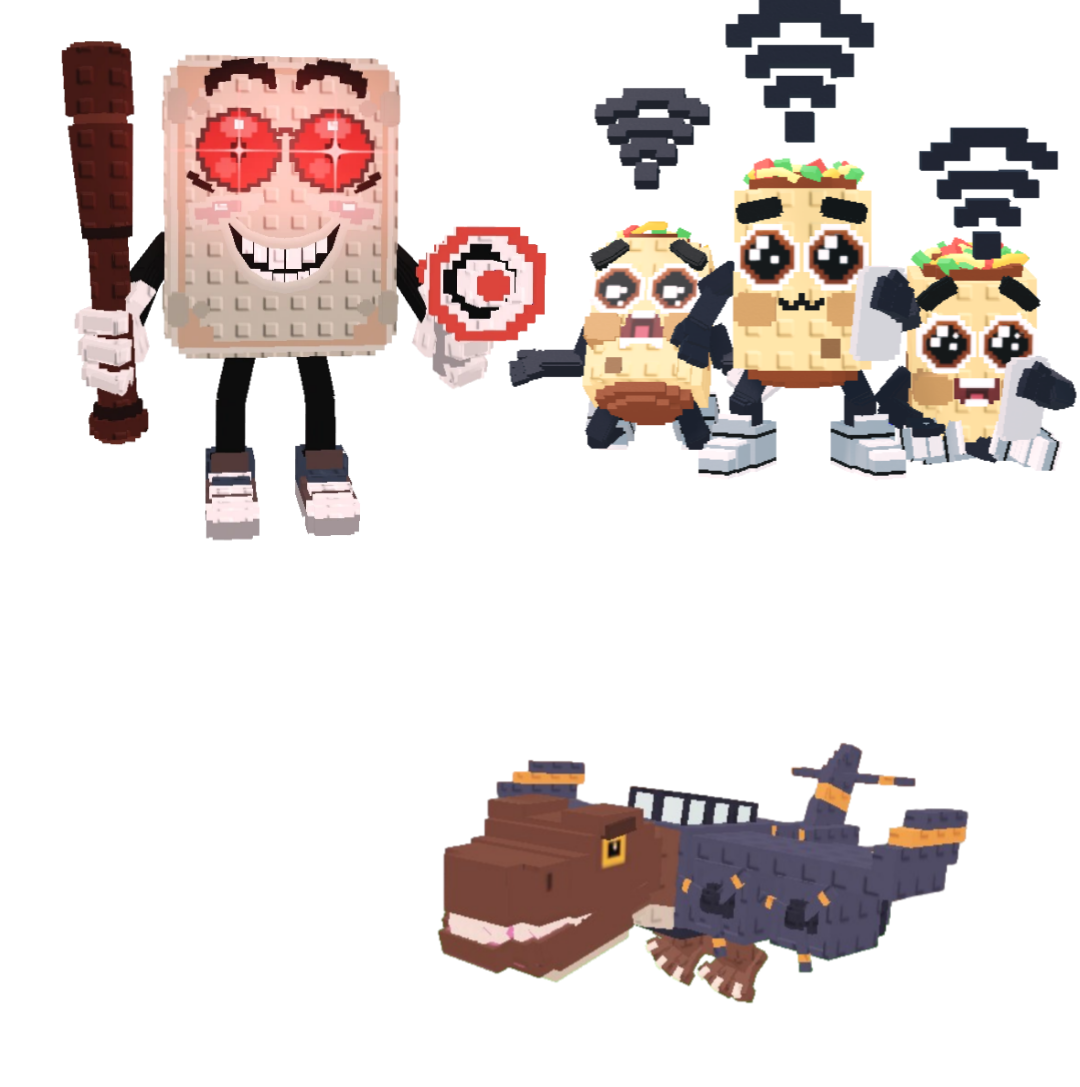 [BUNDLE] - 🐮 1x Tang Tang Keletang 🐮 1x Los Nooo My Hotspotsitos 🐮 1x Nuclearo Dinossauro