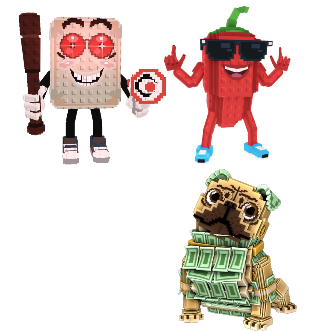 [BUNDLE] - 🦏 1x Tang Tang Keletang 🦏 1x Chillin Chil 🦏 1x Money Money Puggy